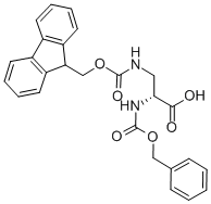 Z-D-Dap(Fmoc)-OH結構式_185968-90-5結構式
