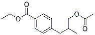 (9ci)-4-[3-(乙?；趸?-2-甲基丙基]-苯甲酸乙酯結(jié)構(gòu)式_186344-90-1結(jié)構(gòu)式