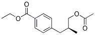(s)-(9ci)-4-[3-(乙酰基氧基)-2-甲基丙基]-苯甲酸乙酯結構式_186344-99-0結構式