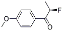 1-Propanone, 2-fluoro-1-(4-methoxyphenyl)-, (r)-(9ci)Structure,186410-79-7Structure 1-Propanone, 2-fluoro-1-(4-methoxyphenyl)-, (r)-(9ci) Structure,186410-79-7Structure