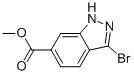 Methyl 3-bromo-1h-indazole-6-carboxylate Structure,192945-56-5Structure