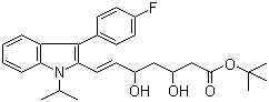tert-Butyl (E)-3,5-Dihydroxy-7-[3’-(4 Structure,194934-96-8Structure