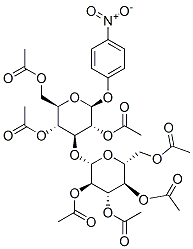 4-硝基苯基-2,4,6-O-四乙?；?3-O-(2,3,4,6-O-四乙?；?β-D-吡喃葡萄糖苷)-β-D-吡喃葡萄糖苷結(jié)構(gòu)式_195715-98-1結(jié)構(gòu)式