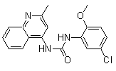 1-(5-Chloro-2-methoxyphenyl)-3-(2-methylquinolin-4-yl)urea Structure,196868-63-0Structure