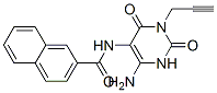 2-Naphthalenecarboxamide, n-[4-amino-1,2,3,6-tetrahydro-2,6-dioxo-1-(2-propynyl)-5-pyrimidinyl]-(9ci) Structure,197075-92-6Structure
