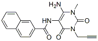 2-Naphthalenecarboxamide, n-[6-amino-1,2,3,4-tetrahydro-1-methyl-2,4-dioxo-3-(2-propynyl)-5-pyrimidinyl]-(9ci) Structure,197075-93-7Structure