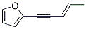 (9ci)-2-(3-戊烯-1-炔)-呋喃結構式_197708-56-8結構式