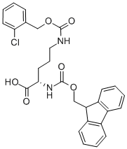 Fmoc-orn(2-cl-z)-oh結(jié)構式_198561-86-3結(jié)構式