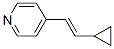 Pyridine, 4-(2-cyclopropylethenyl)-(9ci)Structure,203318-34-7Structure Pyridine, 4-(2-cyclopropylethenyl)-(9ci) Structure,203318-34-7Structure