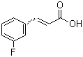 3-氟肉桂酸結構式_20595-30-6結構式