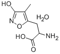 (R,s)-2-氨基-3-(3-羥基-4-甲基-5-異噁唑)丙酸 水合物結(jié)構(gòu)式_210049-09-5結(jié)構(gòu)式