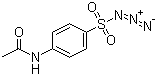 4-乙酰氨基苯磺酰疊氮結構式_2158-14-7結構式