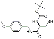 (R)-3-疏基-1-(4-甲氧基芐基氨基)-1-氧代丙烷-2-基氨基甲酸叔丁酯結(jié)構(gòu)式_219626-96-7結(jié)構(gòu)式