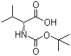 Boc-D-纈氨酸結(jié)構(gòu)式_22838-58-0結(jié)構(gòu)式