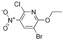 3-Bromo-6-chloro-2-ethoxy-5-nitropyridineStructure,239791-63-0Structure 3-Bromo-6-chloro-2-ethoxy-5-nitropyridine Structure,239791-63-0Structure