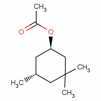 Cyclohexanol,3,3,5-trimethyl-, 1-acetate, (1r,5s)-rel-Structure,24691-18-7Structure Cyclohexanol,3,3,5-trimethyl-, 1-acetate, (1r,5s)-rel- Structure,24691-18-7Structure