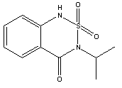 苯達(dá)松結(jié)構(gòu)式_25057-89-0結(jié)構(gòu)式