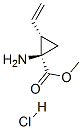 (1R,2S)-1-氨基-2-乙烯環(huán)丙烷羧酸甲酯鹽酸鹽結(jié)構(gòu)式_259214-58-9結(jié)構(gòu)式