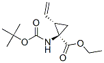 (1R,2S)-rel-1-[[(1,1-二甲基乙氧基)羰基]氨基]-2-乙烯基-環(huán)丙羧酸乙酯結構式_259217-95-3結構式
