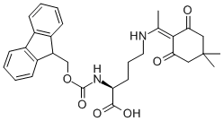 Fmoc-Orn(Dde)-OH結(jié)構(gòu)式_269062-80-8結(jié)構(gòu)式