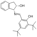 (1R,2s)-1-((e)-(3,5-二-叔丁基-2-羥基亞芐基)氨基)-2,3-二氫-1H-茚-2-醇結(jié)構(gòu)式_275374-67-9結(jié)構(gòu)式