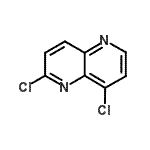 2,8-二氯-1,5-萘啶結(jié)構(gòu)式_28252-76-8結(jié)構(gòu)式