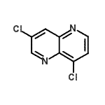 4,7-二氯-1,5-萘啶結構式_28252-81-5結構式