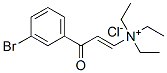 3-(3-溴苯基)-N,N,N-三乙基-3-氧代-1-丙烯-1-氯化銨結(jié)構(gòu)式_284493-93-2結(jié)構(gòu)式
