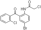 N-[4-溴-2-(2-氯苯甲?；?苯基]-2-氯乙酰胺結(jié)構(gòu)式_285158-15-8結(jié)構(gòu)式