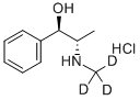(1R,2S)-()-麻黃堿-d3 (N-甲基-d3)鹽酸結(jié)構(gòu)式_285979-72-8結(jié)構(gòu)式