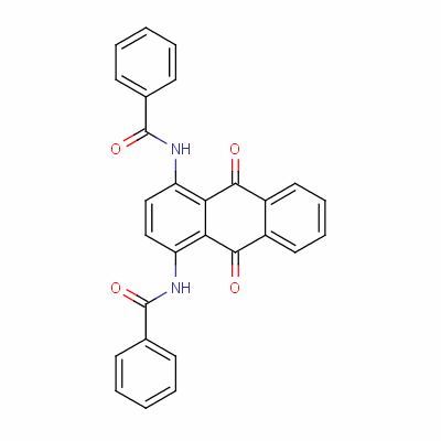 N,N-(9,10-二氫-9,10-二氧代-1,4-蒽二基)雙-(9ci)苯甲酰胺結(jié)構(gòu)式_2987-68-0結(jié)構(gòu)式