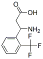 3-Amino-3-(2-trifluoromethyl-phenyl)-propionic acidStructure,299165-24-5Structure 3-Amino-3-(2-trifluoromethyl-phenyl)-propionic acid Structure,299165-24-5Structure
