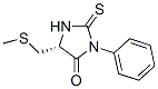 (5R)-5-[(甲基硫代)甲基]-3-苯基-2-硫氧代咪唑啉-4-酮結(jié)構(gòu)式_30740-40-0結(jié)構(gòu)式