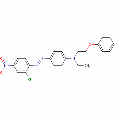 4-[(2-氯-4-硝基苯基)氮雜]-n-乙基-n-(2-苯氧基乙基)苯胺結(jié)構(gòu)式_31030-27-0結(jié)構(gòu)式