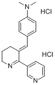 (E)-N,N-二甲基-4-((2-(吡啶-3-基)-5,6-二氫吡啶-3(4h)-亞基)甲基)苯胺結構式_32013-69-7結構式
