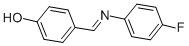 4-[[(4-氟苯基)亞胺]甲基]-苯酚結構式_3382-63-6結構式