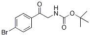 (2-(4-溴苯基)-2-氧代乙基)氨基甲酸叔丁酯結(jié)構(gòu)式_339185-70-5結(jié)構(gòu)式