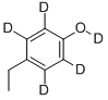4-乙基苯酚-D4結(jié)構(gòu)式_340256-40-8結(jié)構(gòu)式