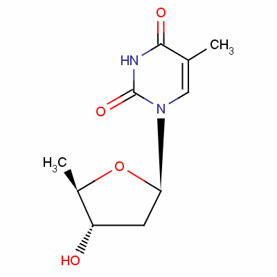 5-脫氧胸苷結(jié)構(gòu)式_3458-14-8結(jié)構(gòu)式
