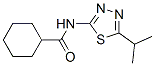 (9CI)-N-[5-(1-甲基乙基)-1,3,4-噻二唑-2-基]-環(huán)己烷羧酰胺結(jié)構(gòu)式_353467-82-0結(jié)構(gòu)式