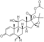 醋酸氟輕松結(jié)構(gòu)式_356-12-7結(jié)構(gòu)式