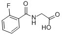 (2-氟苯甲?；被?-乙酸結構式_363-34-8結構式