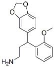 3-苯并[1,3]二氧雜環(huán)戊烯-5-基-3-(2-甲氧基-苯基)-丙胺結構式_364745-90-4結構式