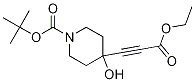 4-(3-乙氧基-3-氧代-1-丙炔-1-基)-4-羥基-1-哌啶羧酸 1,1-二甲基乙酯結(jié)構(gòu)式_374794-90-8結(jié)構(gòu)式