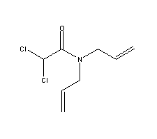 二氯丙烯胺結構式_37764-25-3結構式