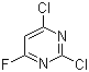 2,4-二氯-6-氟嘧啶結(jié)構(gòu)式_3833-57-6結(jié)構(gòu)式