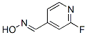 4-Pyridinecarboxaldehyde,2-fluoro-,oxime(9ci)Structure,383426-37-7Structure 4-Pyridinecarboxaldehyde,2-fluoro-,oxime(9ci) Structure,383426-37-7Structure