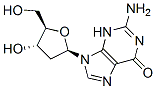 2-氨基-9-[(2R,4S,5R)-4-羥基-5-(羥基甲基)四氫呋喃-2-基]-3H-嘌呤-6-酮結(jié)構(gòu)式_38559-49-8結(jié)構(gòu)式