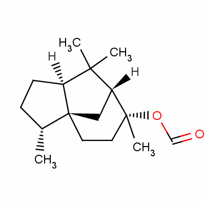 (3R,3AS,6R,7R,8AS)-八氫-3,6,8,8-四甲基-1H-3A,7-亞甲基甘菊環(huán)-6-醇甲酸酯結(jié)構(gòu)式_39900-38-4結(jié)構(gòu)式