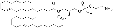 1,2-Dioleoyl-sn-glycero-3-phosphoethanolamine Structure,4004-05-1Structure